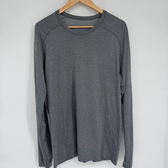 Lululemon Metal Vent Tech Long Sleeve Men's XL Gray Active Workout Running - Picture 1 of 7